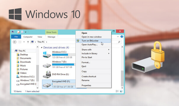 Windows 10 Pro N Device encryption