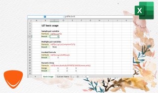 LET In Excel 2021