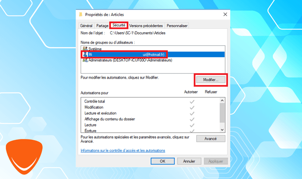 User Access permission