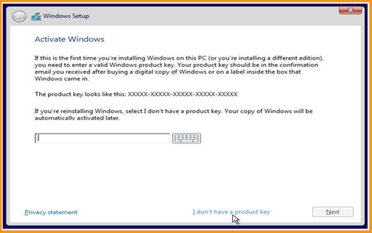 Install Windows 10 Install Windows 10