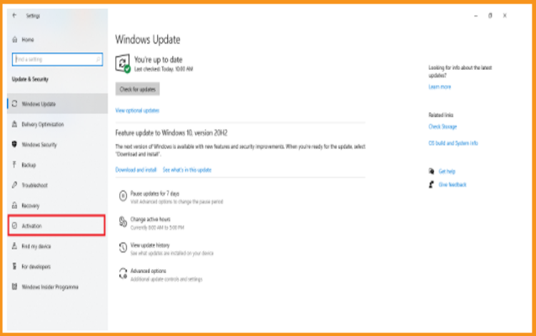 Activate Windows 10 Activate Windows 10