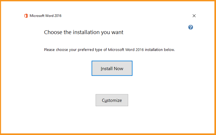 Word 2016 Word 2016