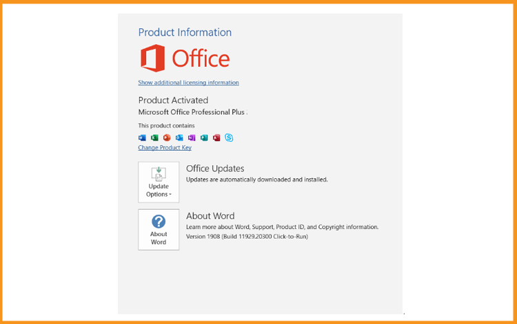 Office 2021 ISO Enter your product key to activate your Office package
