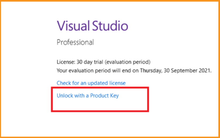 Activate Visual Studio 2017 Activate Visual Studio 2017