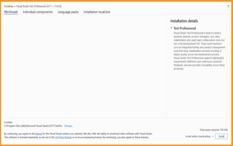 Install Visual Studio 2017 Install Visual Studio 2017