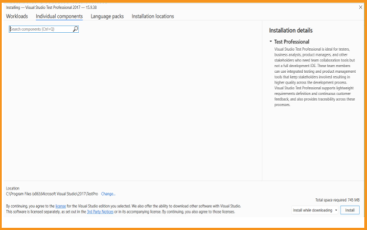 Install Visual Studio 2017 Install Visual Studio 2017