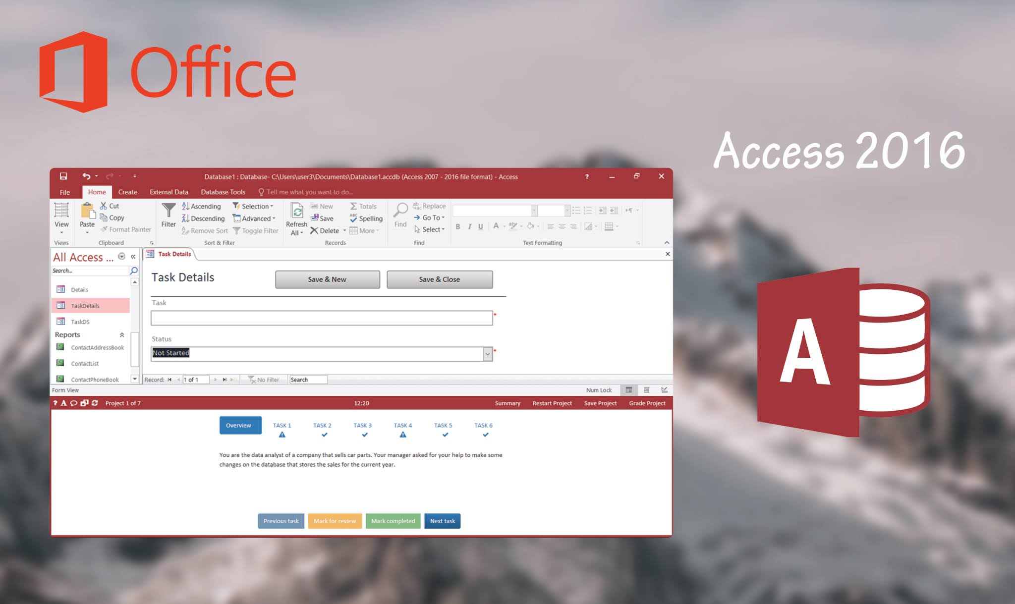 Office 2016 Professional Improved Access 2016