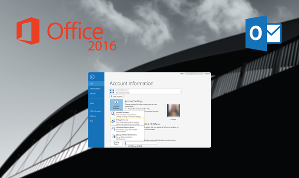 Outlook 2016
Install and activate Outlook 2016 for Optimized calendars