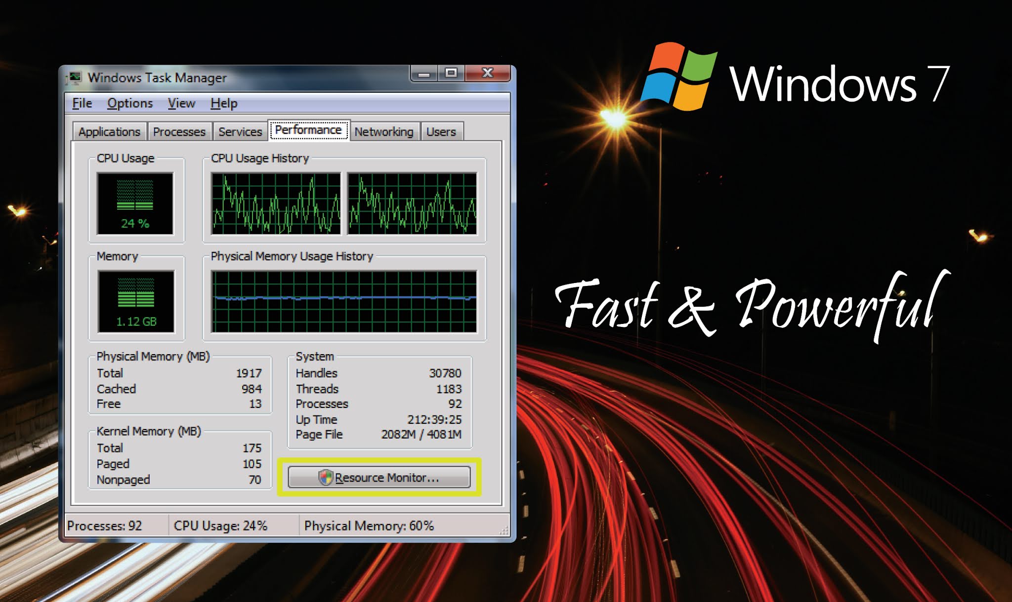 Windows 7 Professional Empowered Gaming field