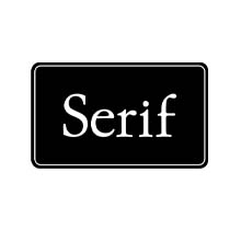 serif