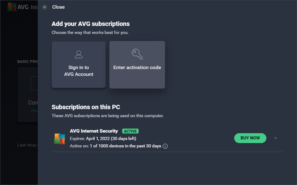 AVG Internet Security